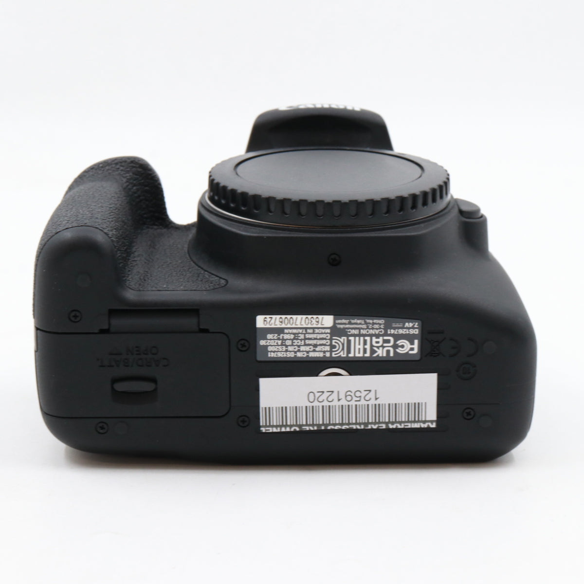 Canon EOS 2000D body used
