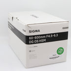 Sigma 60-600mm f/4.5-6.3 DG OS HSM Sports Canon EF used