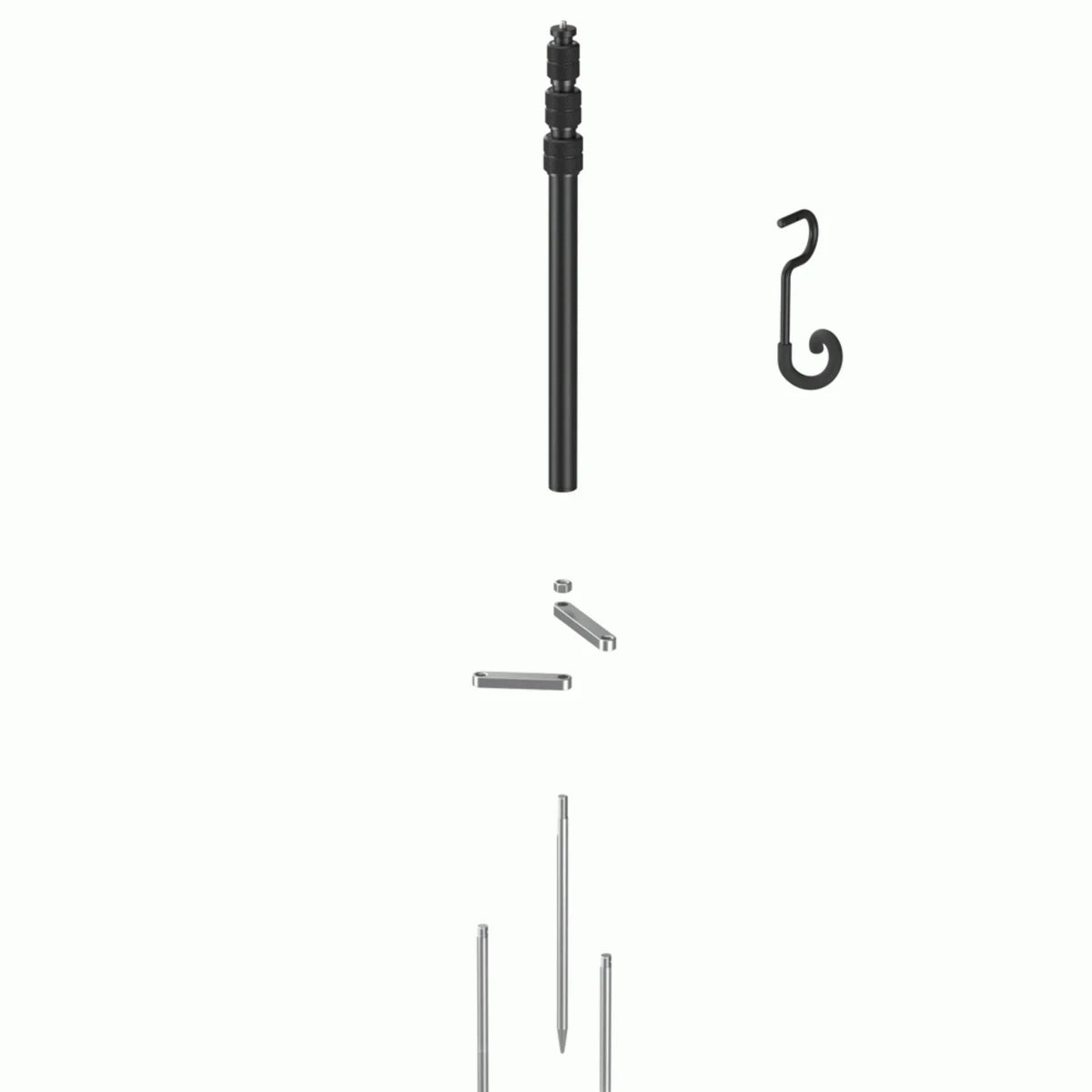SmallRig 6397 Monopod with Triple Ground Spikes and Ball Head