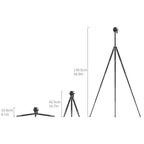 SmallRig 6599 Ultra-Light Travel Carbon Fiber Tripod for Video