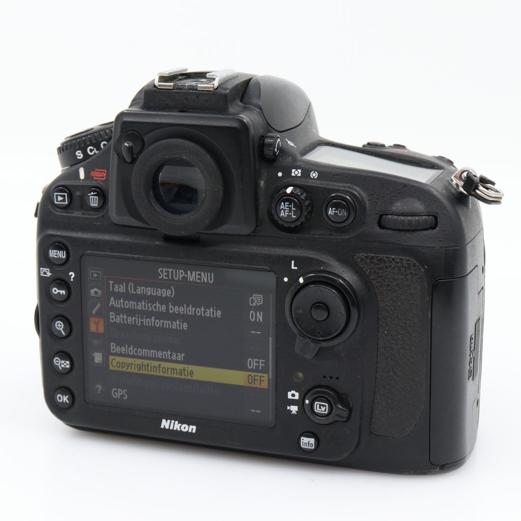 Nikon D800 body used