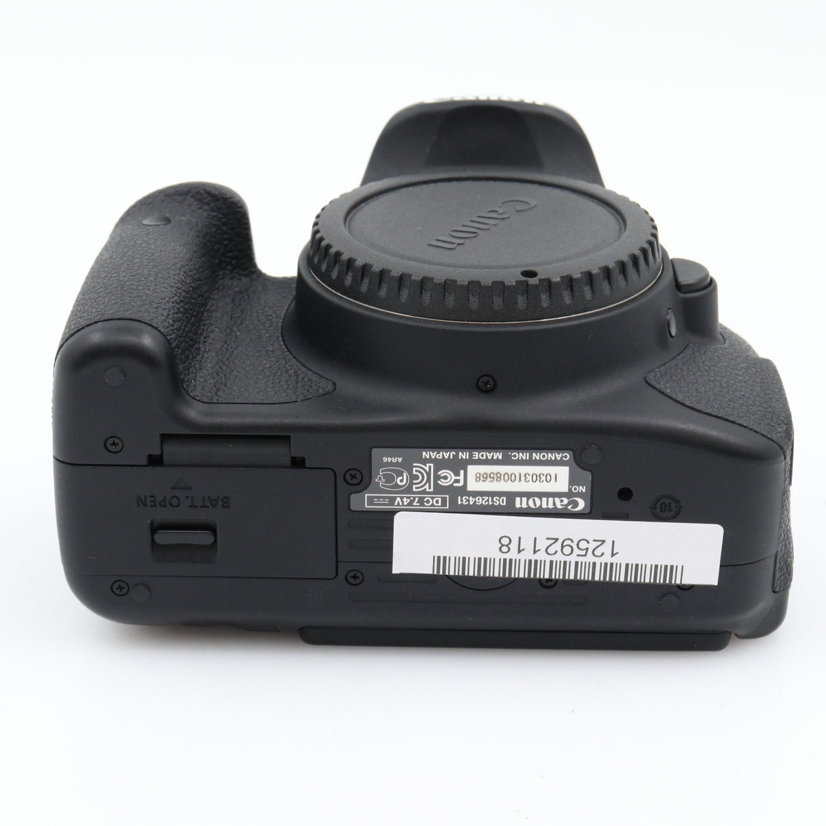 Canon EOS 700D body used