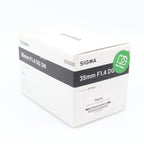 Sigma 35mm f/1.4 DG DN Art L-mount used