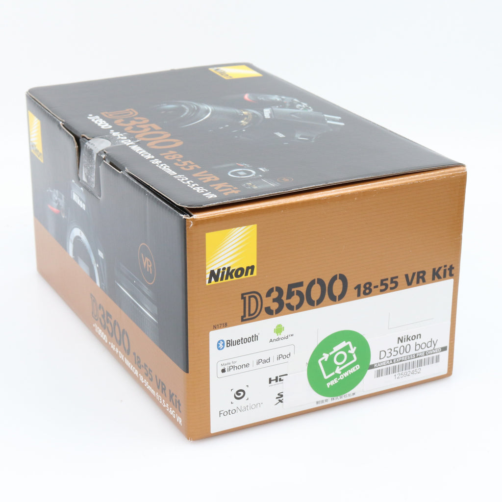 Nikon D3500 body used