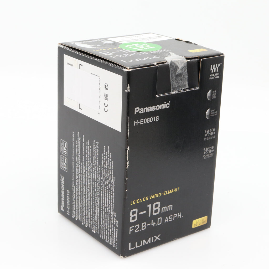 Panasonic Leica DG Vario-Elmarit 8-18mm f/2.8-4 ASPH. used
