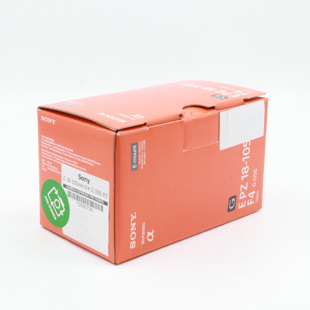 Sony E 18-105mm f/4 G OSS PZ used