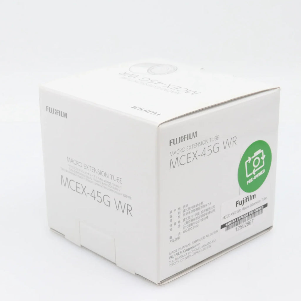 Fujifilm MCEX-45G WR Macro Extension Tube used