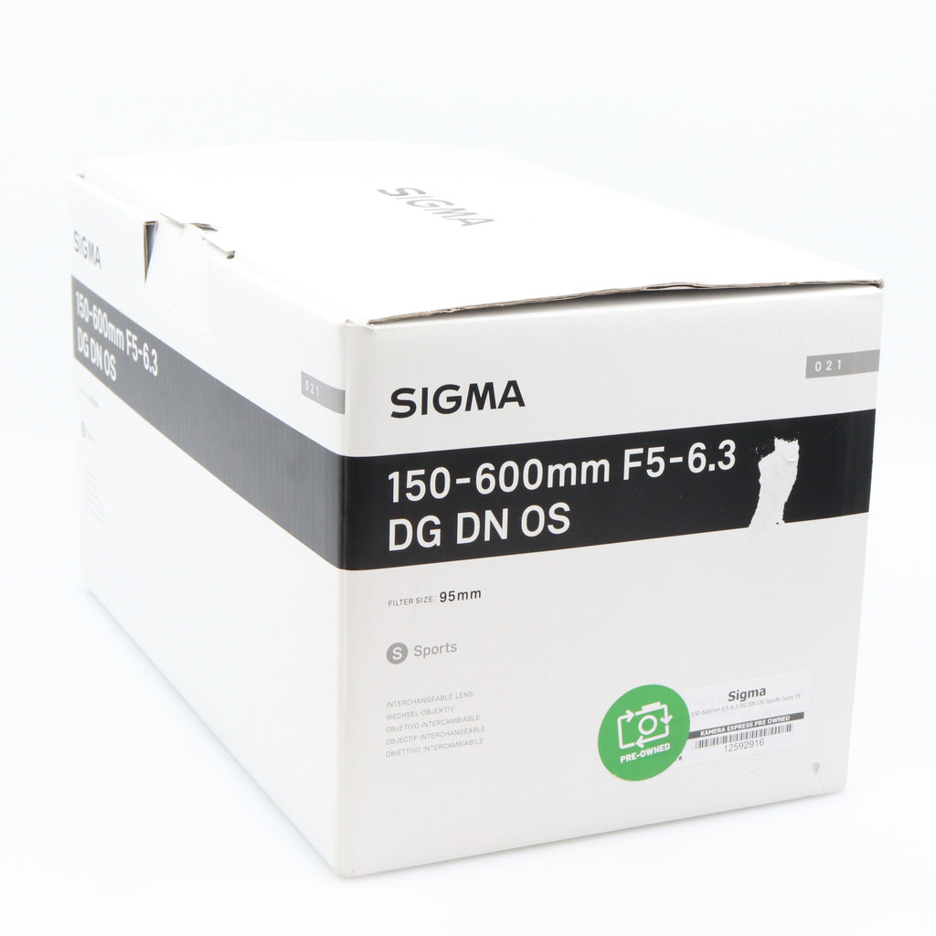 Sigma 150-600mm f/5-6.3 DG DN OS Sports Sony FE used