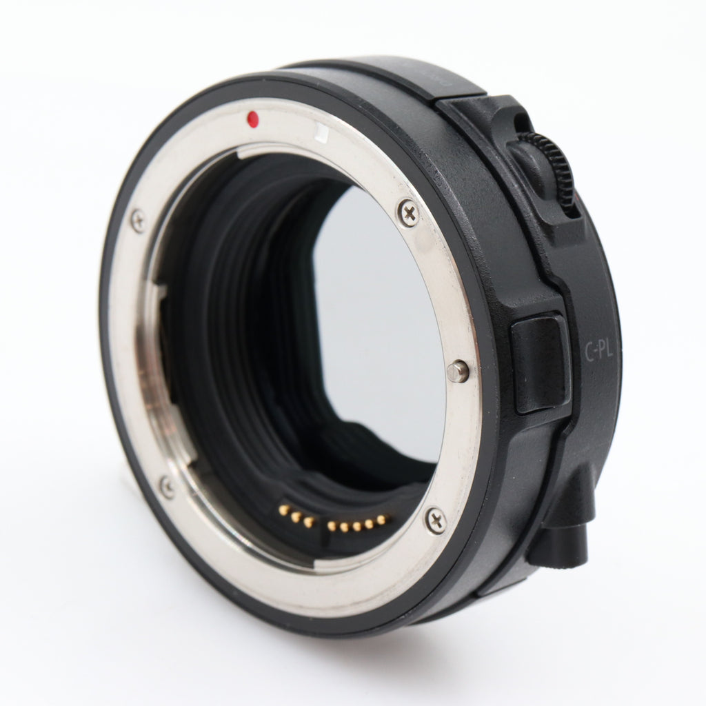 Canon EF - EOS R Mount Adapter with drop-in circular polarising filter A used