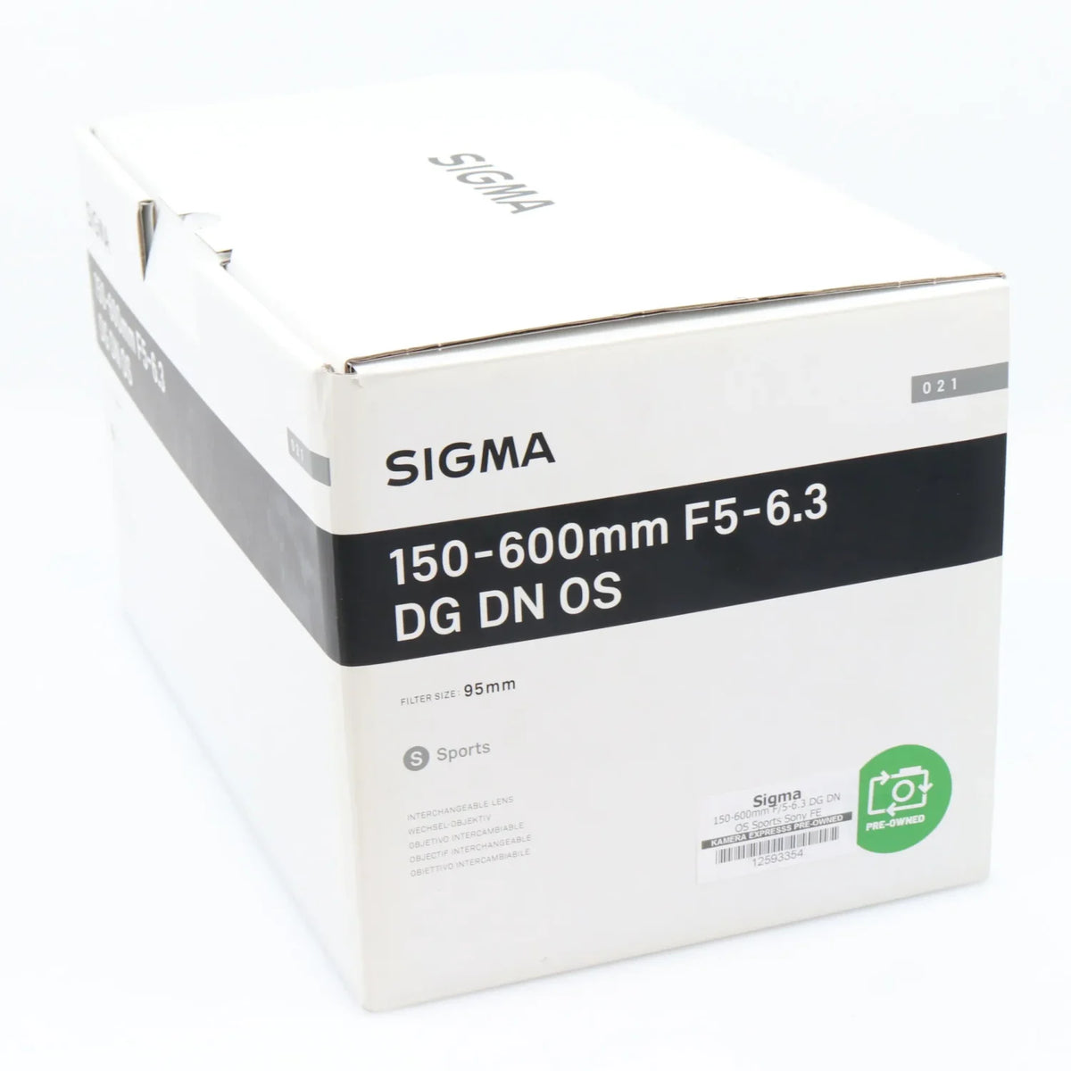 Sigma 150-600mm F/5-6.3 DG DN OS Sports Sony FE used