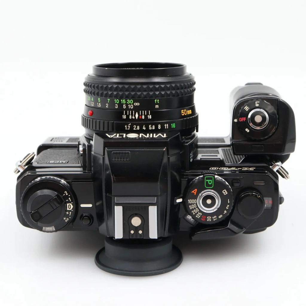 Minolta X-700 body + MD 50mm f/1.7 + Motor Drive 1 used
