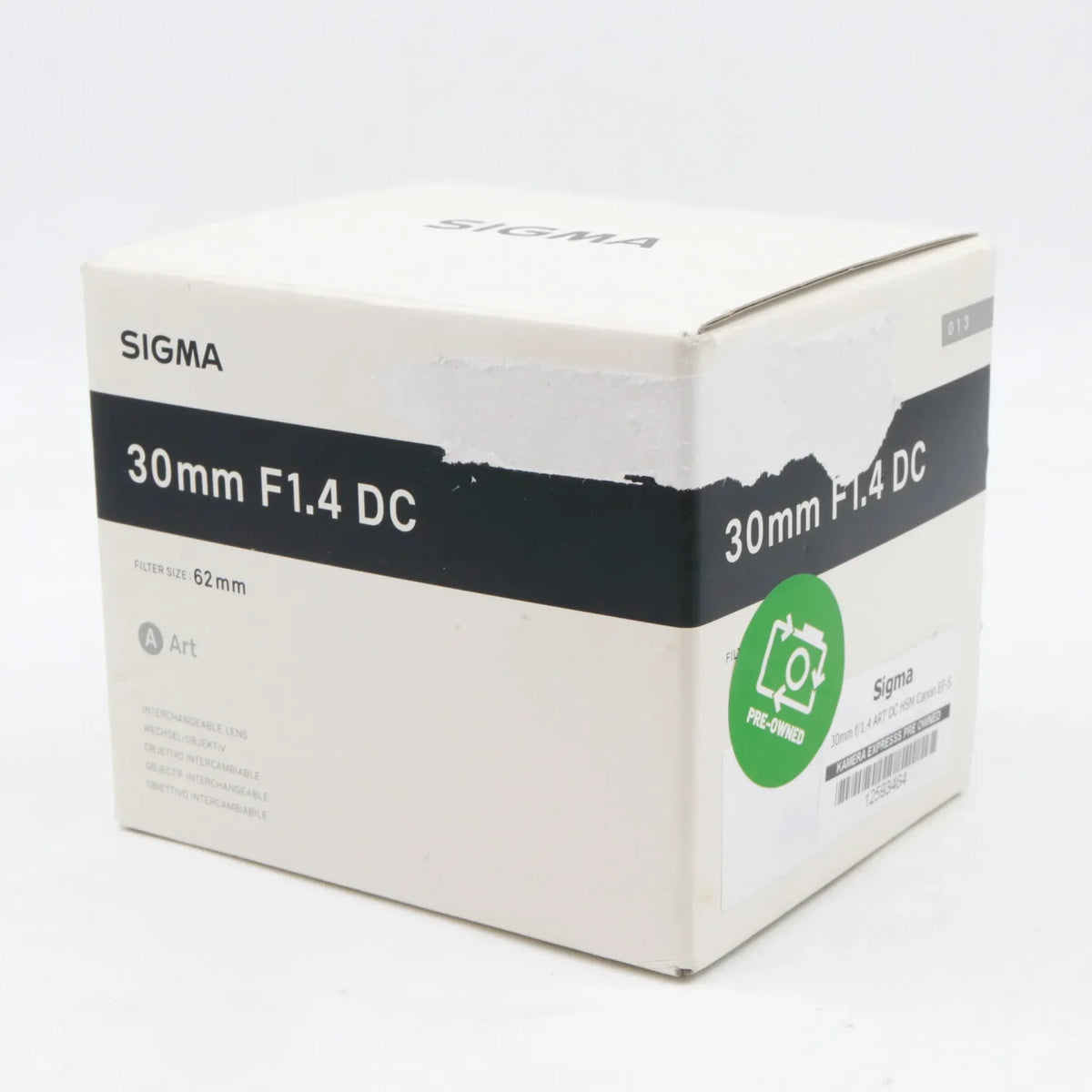 Sigma 30mm f/1.4 ART DC HSM Canon EF-S gebraucht