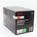 Sigma 150-500mm f/5-6.3 APO DG OS HSM Canon used
