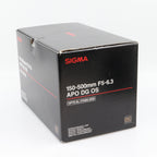 Sigma 150-500mm f/5-6.3 APO DG OS HSM Nikon used
