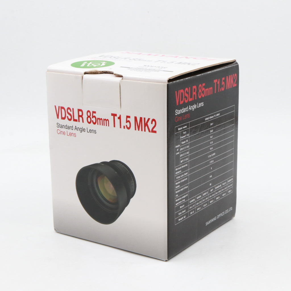 Samyang 85mm T1.5 MK2 VDSLR Sony FE gebraucht