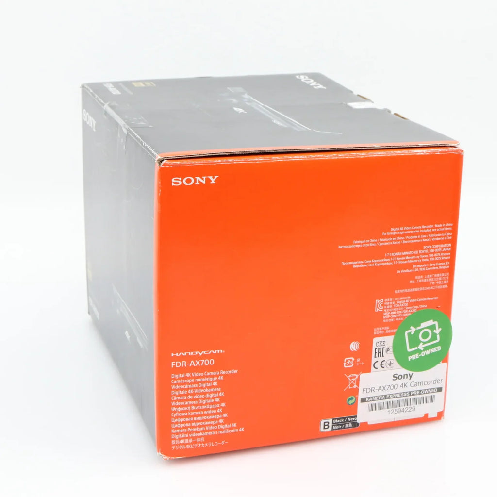 Sony FDR-AX700 4K Camcorder gebraucht