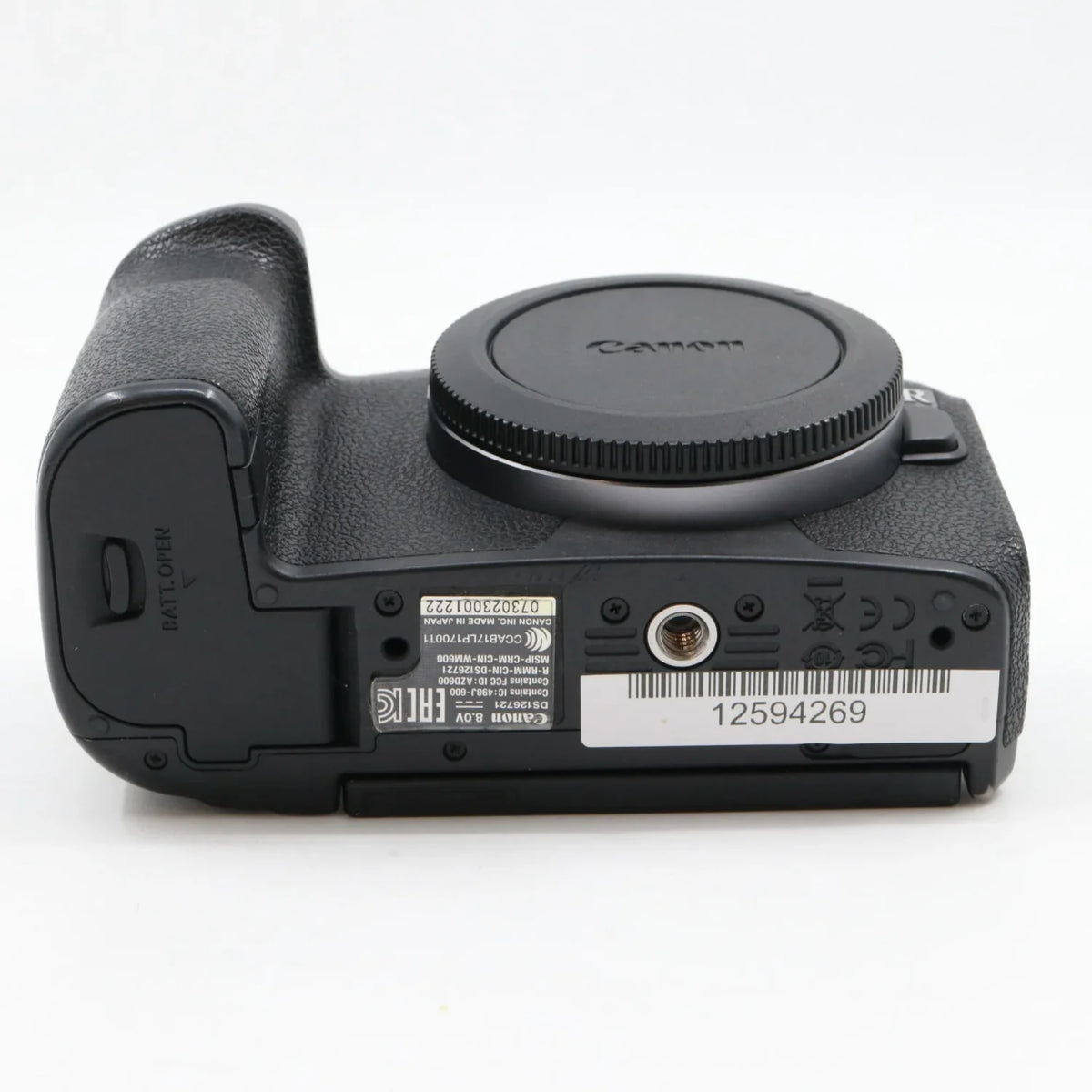 Canon EOS R body used