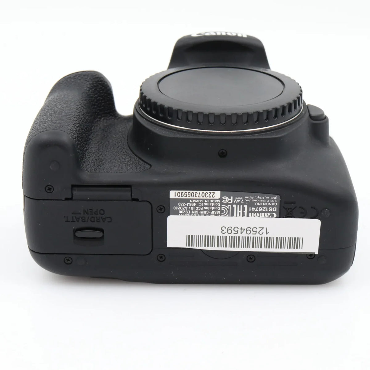 Canon EOS 2000D body used