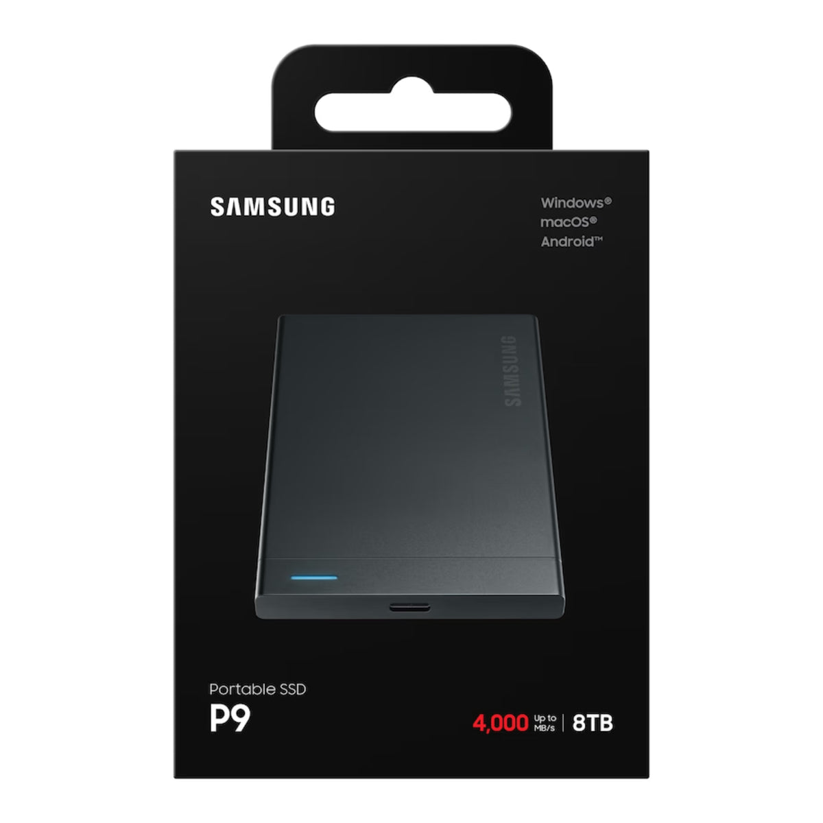 Samsung Portable SSD P9 2TB - Zwart