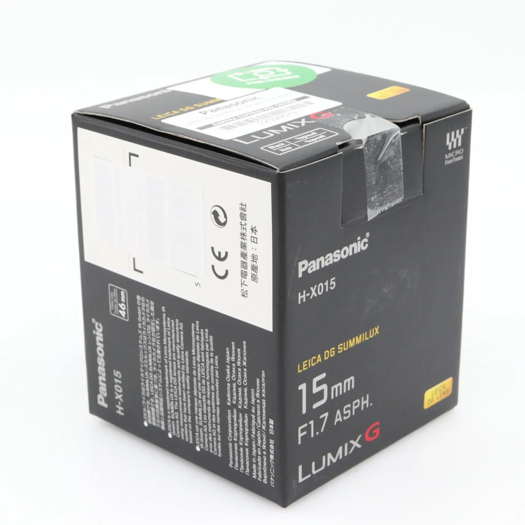 Panasonic Leica DG Summilux 15mm f/1.7 ASPH. used