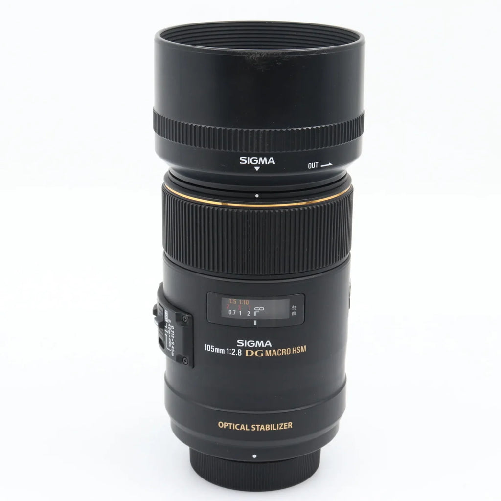 Sigma 105mm f/2.8 EX DG Macro OS HSM Nikon F used