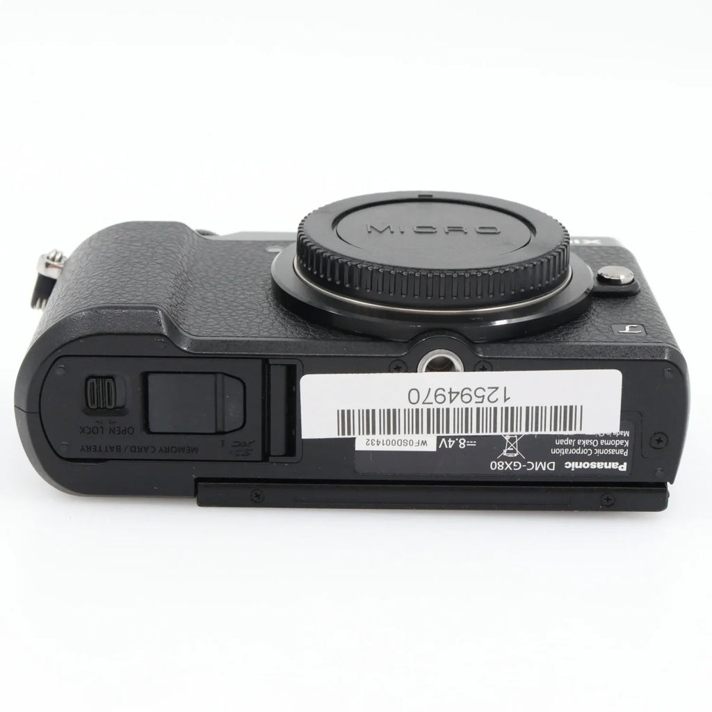 Panasonic Lumix DMC-GX80 body used