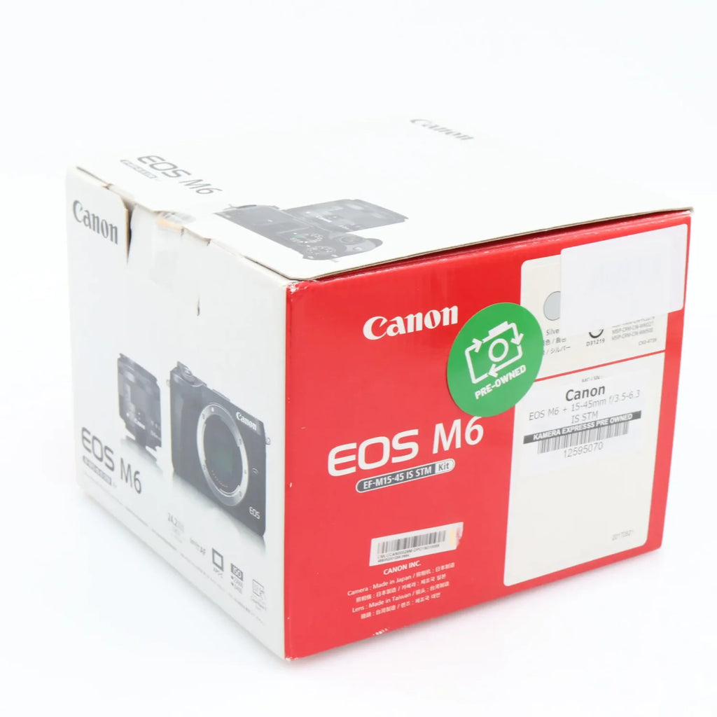 Canon EOS M6 + 15-45mm f/3.5-6.3 IS STM Gebraucht