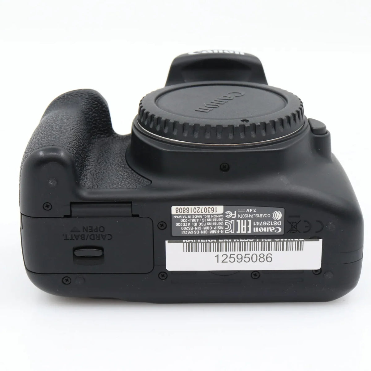 Canon EOS 2000D body used