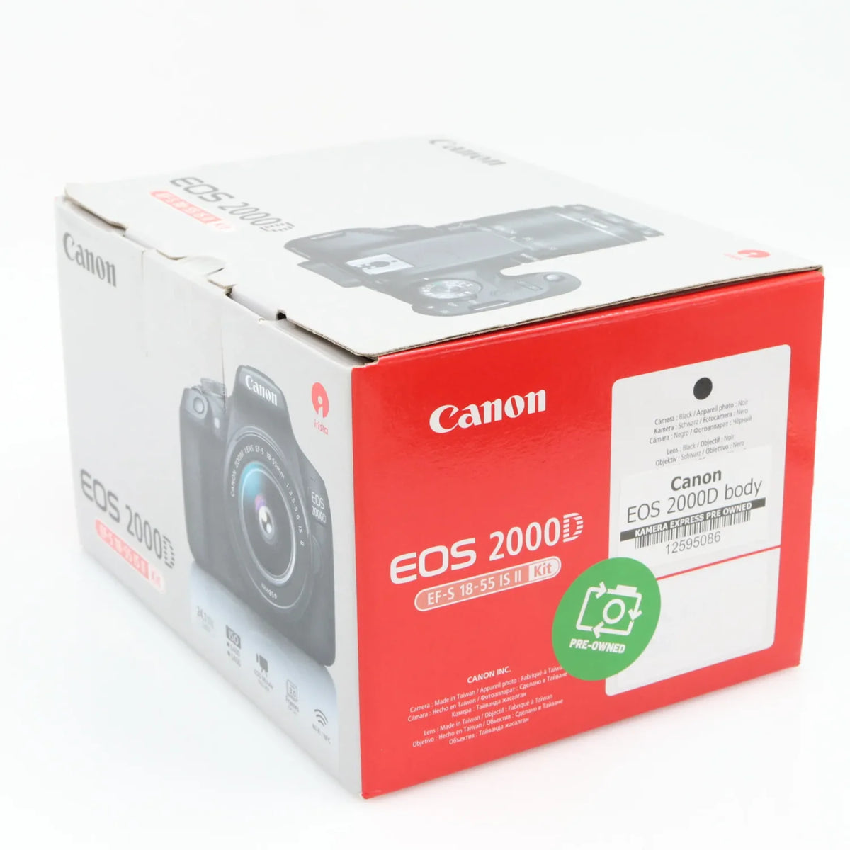 Canon EOS 2000D body used