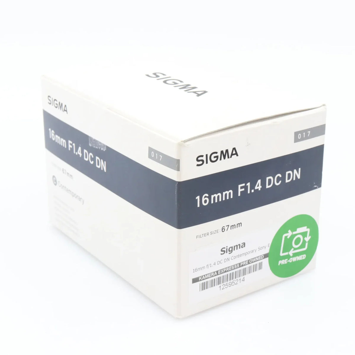 Sigma 16mm f/1.4 DC DN Contemporary Sony E used