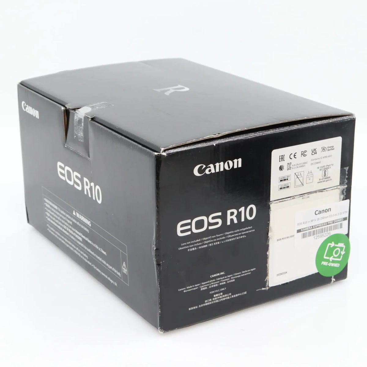 Canon EOS R10 + RF-S 18-150mm f/3.5-6.3 IS STM gebraucht