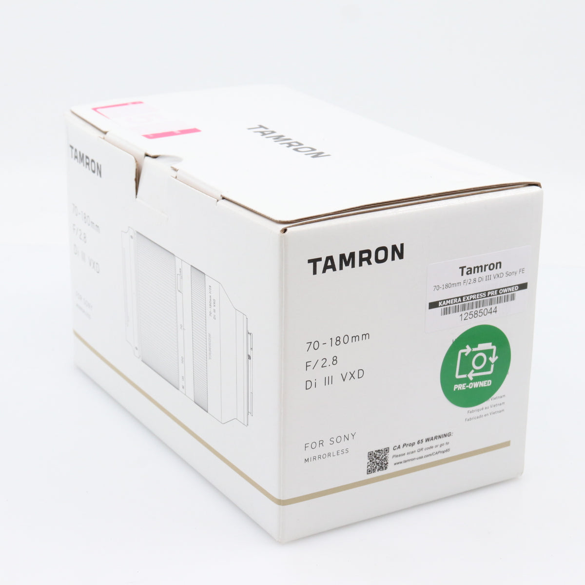 Tamron 70-180mm F/2.8 Di III VXD Sony FE used